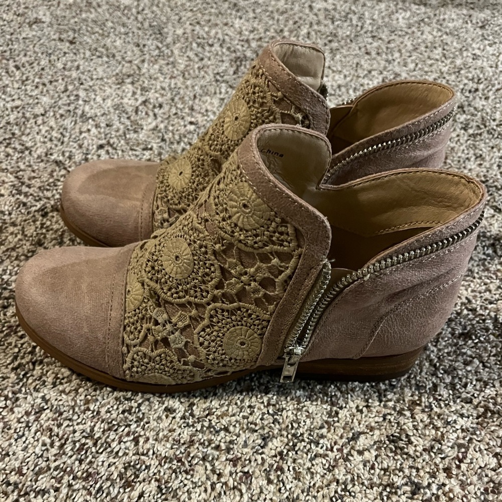 Not Rated Tan Booties